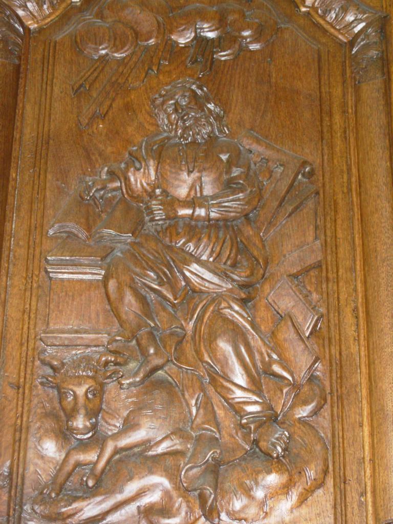 Chaire ( détail ) Saint Luc